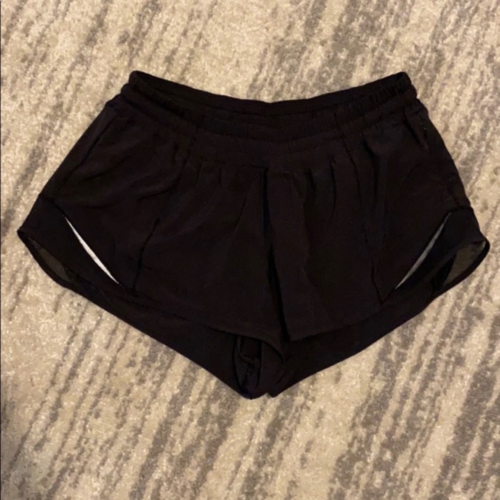 Lululemon shorts, black, size 8
